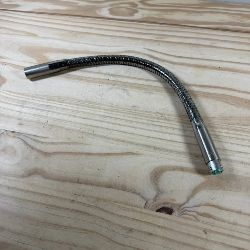 Vintage Switchcraft‎ Atlas XLR Gooseneck Extension Silver 16 inch P3F Connector